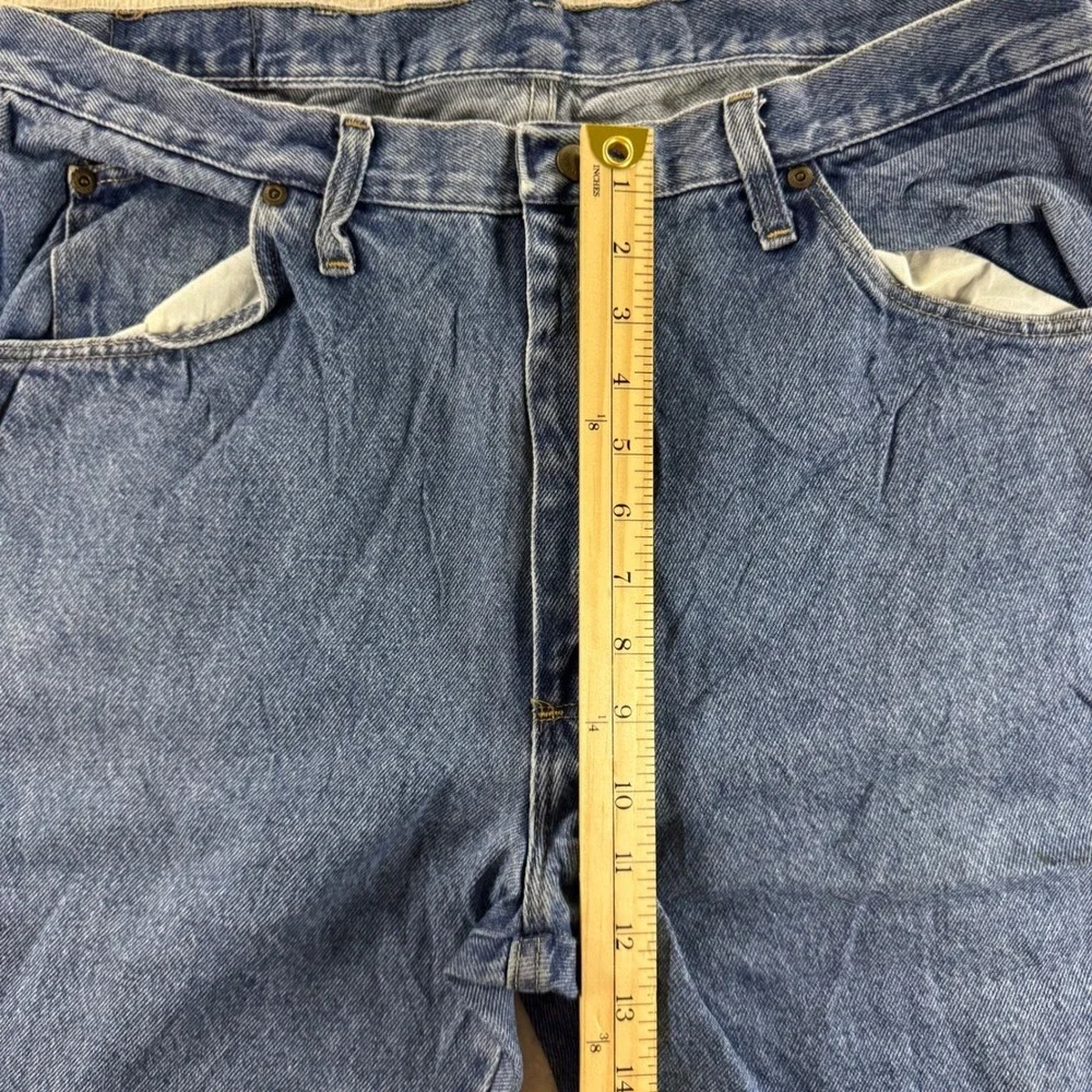 Wrangler Authentic Jeans Mens 36x29 Blue Good Relaxed Fit 96501DS Denim Pants